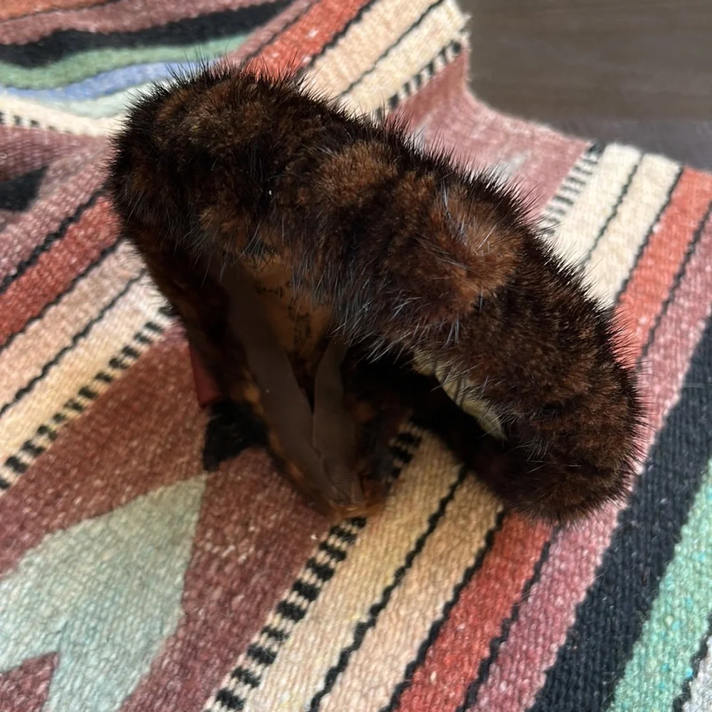 Vintage The May Company Cleveland Fur Calot Hat